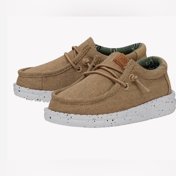 Wally Youth/ toddler Washed Canvas Walnut Color - Picture 3 of 4